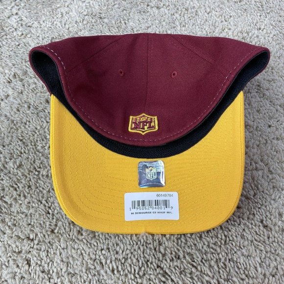 Washington Football Team New Era Hat Sharktooth 39Thirty Surge Flex Fit M/L -NWT - Picture 6 of 7